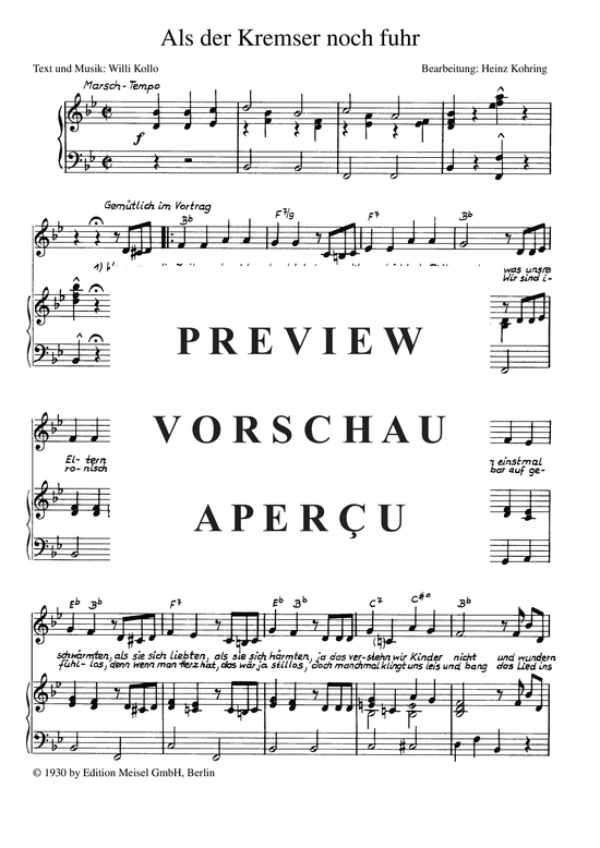 Produktgalerie: Seite 4 von 6 Als der Kremser noch fuhr, Waldorf, 	Claire, Klavier und Gesang