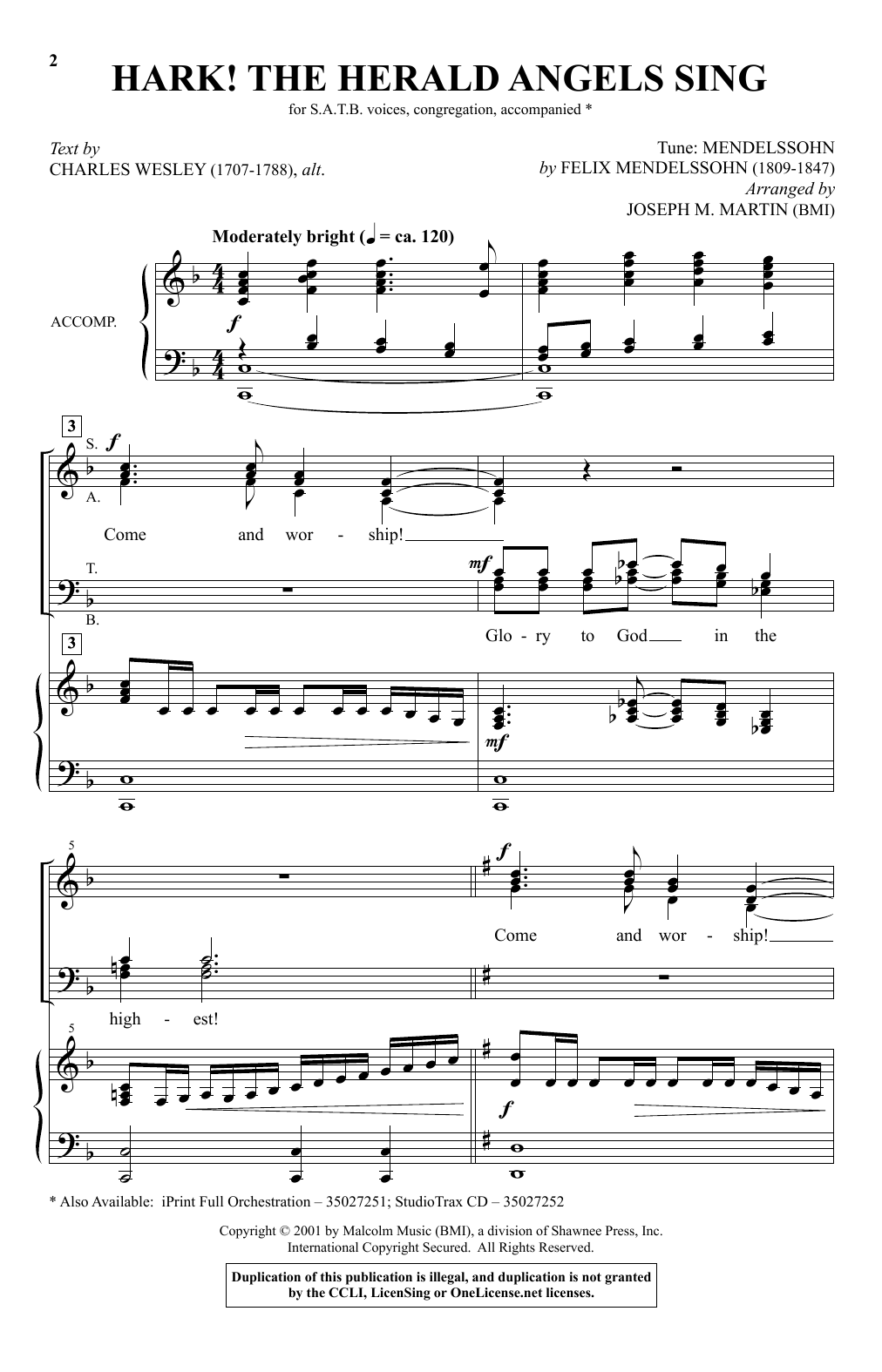 Produktbild zu: Hark! The Herald Angels Sing (from Journey Of Promises)