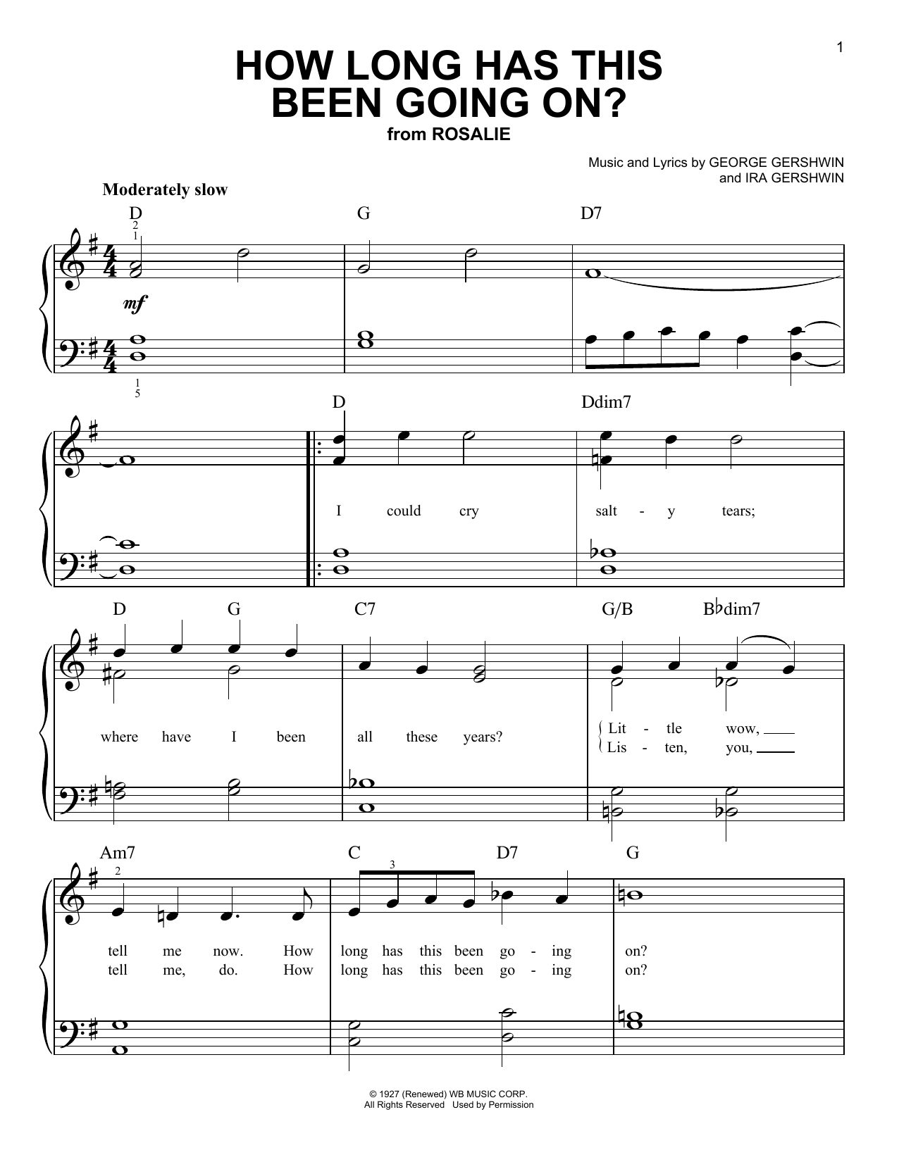 Product gallery: Page 1 of 1 How Long Has This Been Going On?, George Gershwin