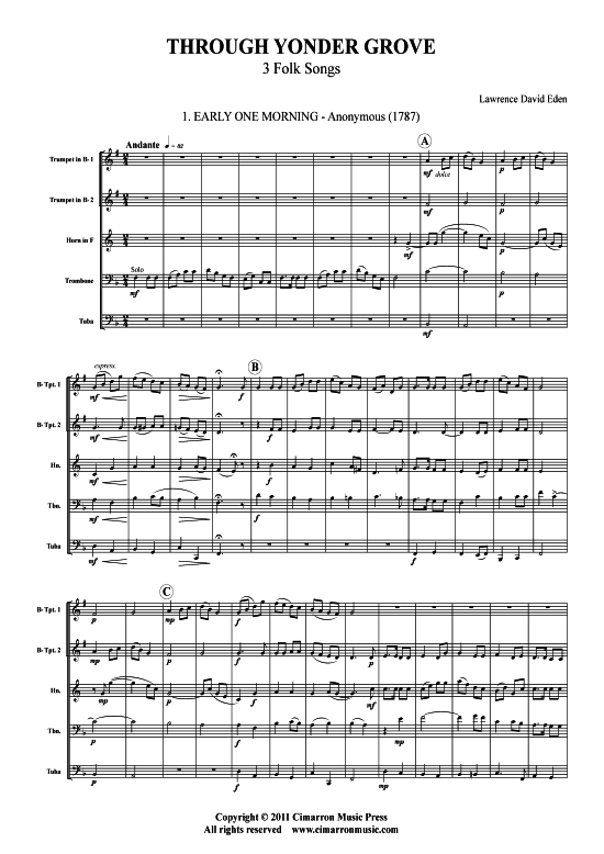 Produktbild zu: Through Yonder Grove Verschiedene Verfasser