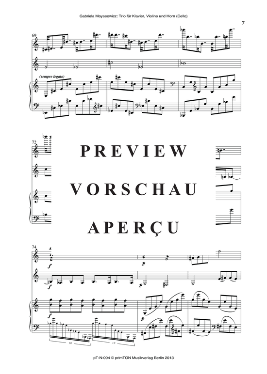 Product gallery: Page 12 of 21 TRIO, , piano, violin and horn/cello