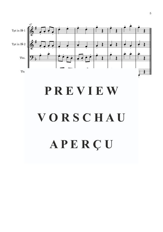 gallery: Schneeball-Quartett, , Flexibles Quartett Stimmen in C, B, Es, F und C Bass