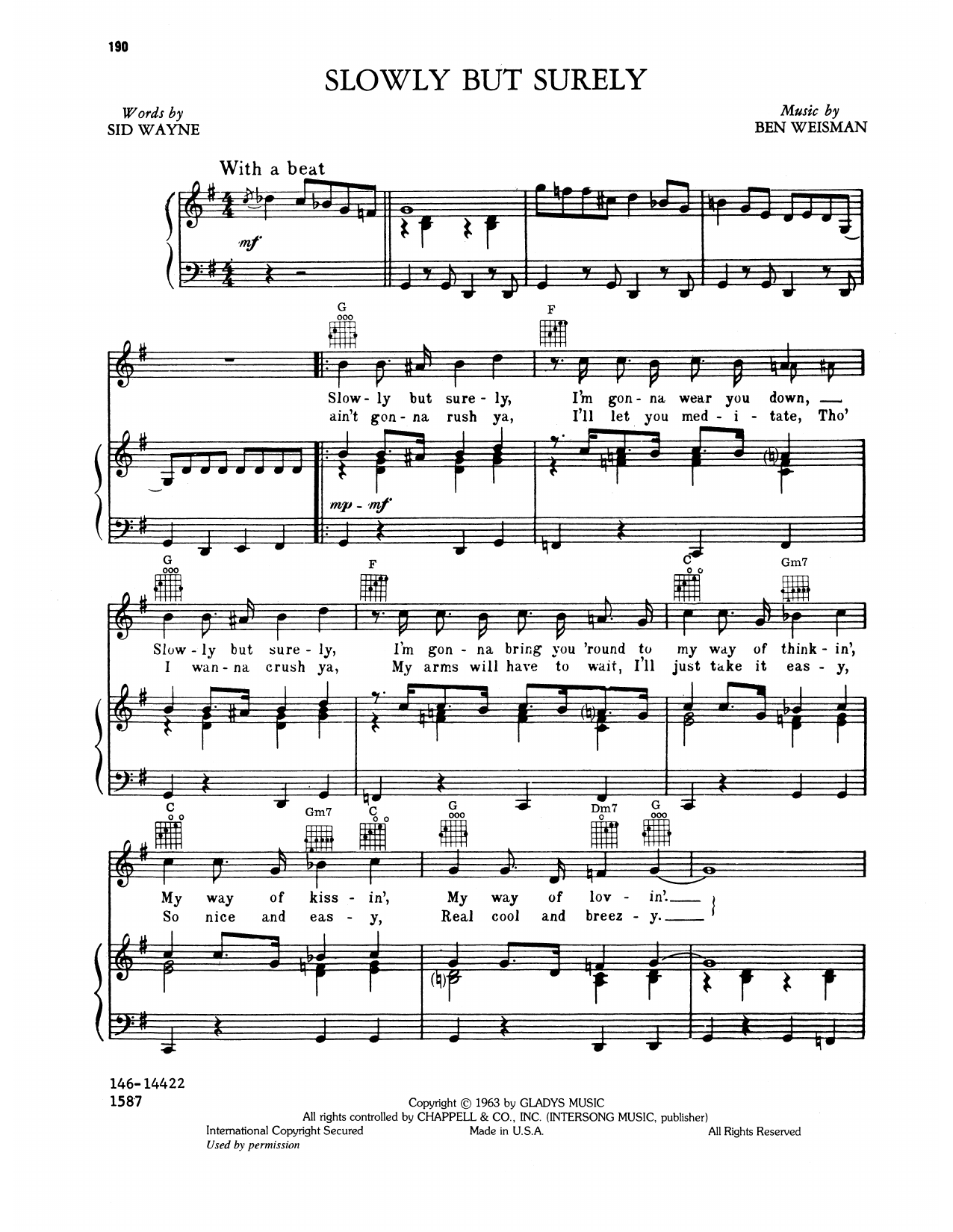 Produktgalerie: Seite 1 von 1 Slowly But Surely, Elvis Presley, Gesang, Gitarre, Klavier