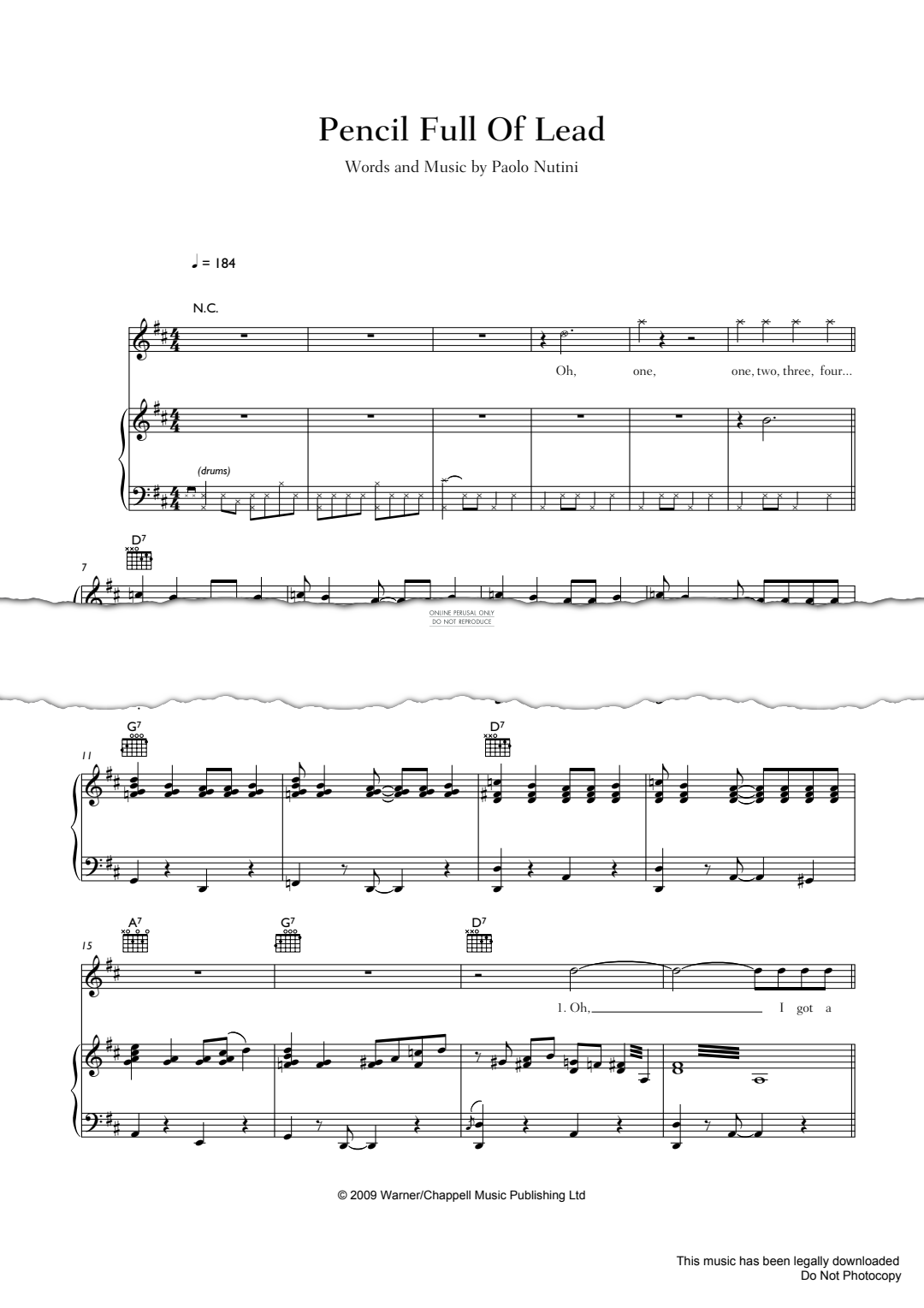 Produktbild zu: Pencil Full Of Lead