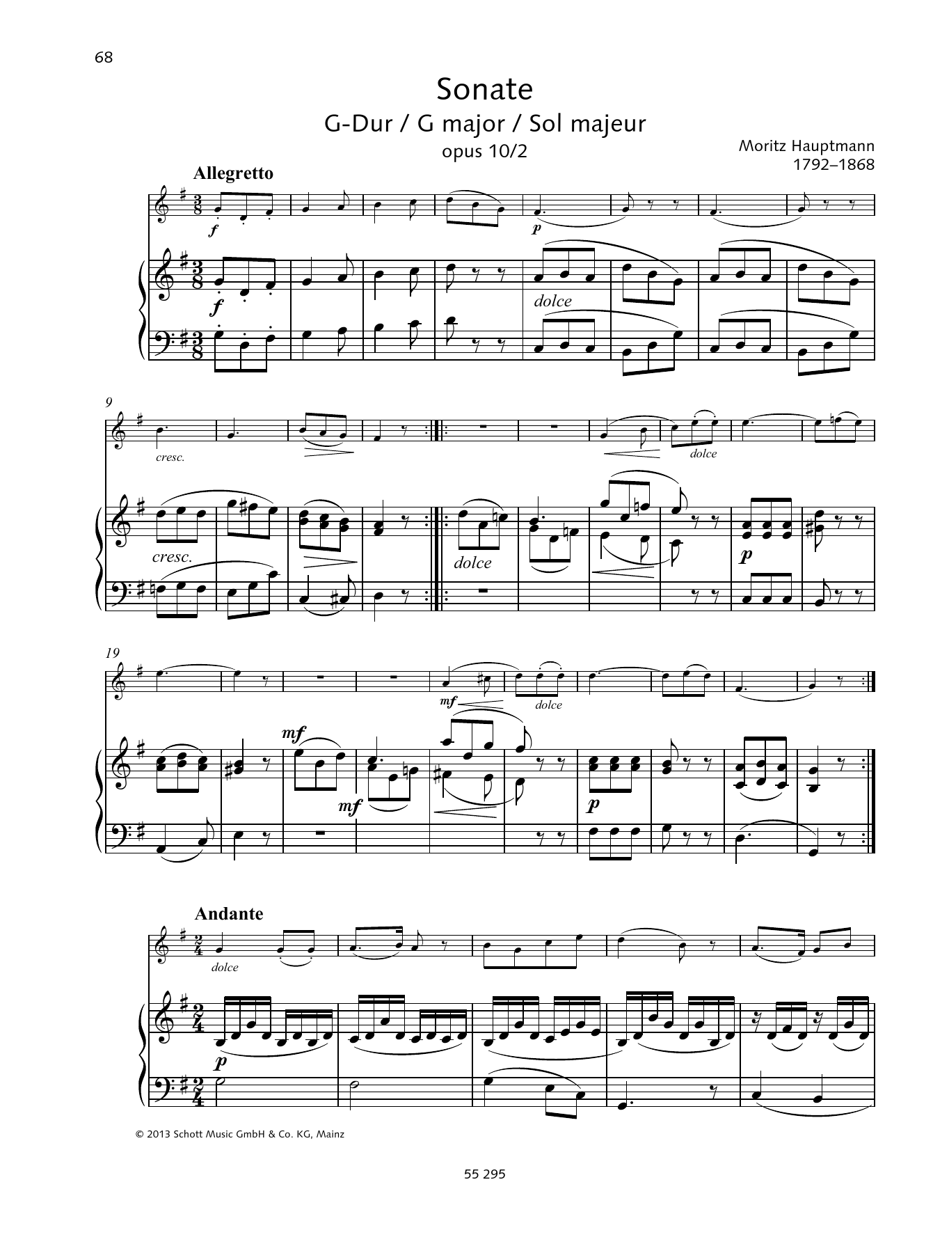 Produktbild zu: Sonata G Major