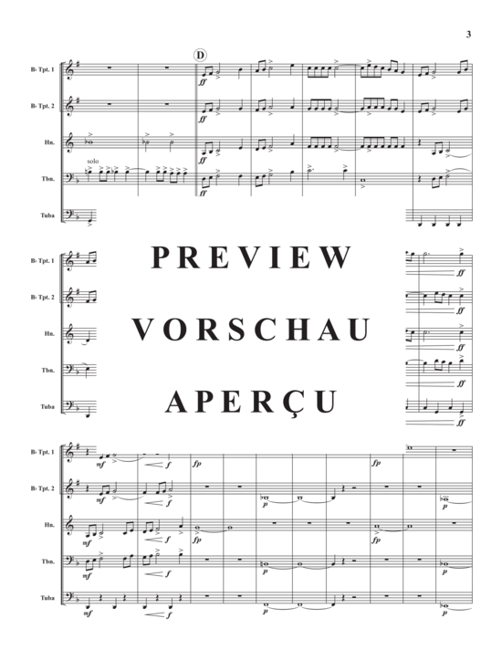 Produktgalerie: Seite 5 von 19 Overture la Parodie , , (Blechbläserquintett)