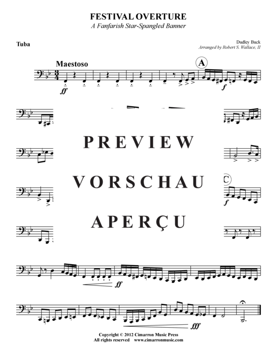 Produktgalerie: Seite 8 von 8 Festival Overture , , (Blechbläserquintett)