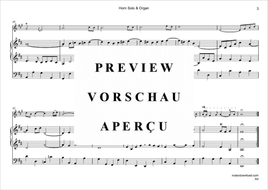 Produktgalerie: Seite 4 von 5 Air , , (Horn in F + Orgel)