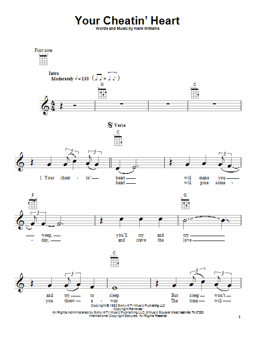 Product gallery: Page 1 of 1 Your Cheatin' Heart, Hank Williams