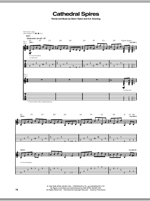 Product gallery: Page 1 of 1 Cathedral Spires, Judas Priest