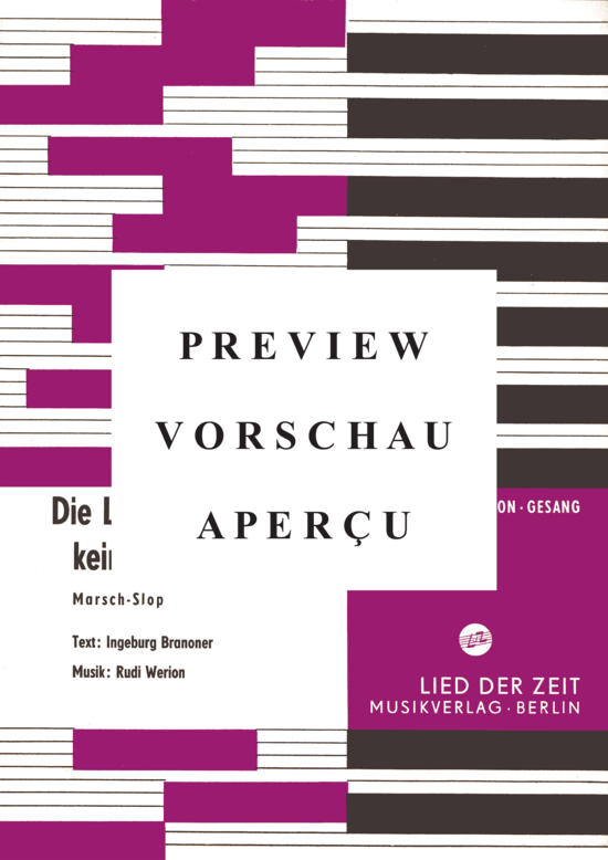 Product gallery: Page 2 of 3 Die Liebe hält keinen Winterschlaf , , Piano and Voice