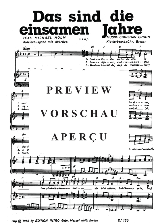 Produktgalerie: Seite 4 von 4 Das sind die einsamen Jahre, Deutscher, 	Drafi, Klavier und Gesang