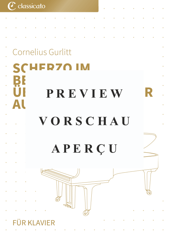 Produktgalerie: Seite 2 von 6 Scherzo im Beethoven-Stil über "Ach du lieber Augustin", , Klavier Solo