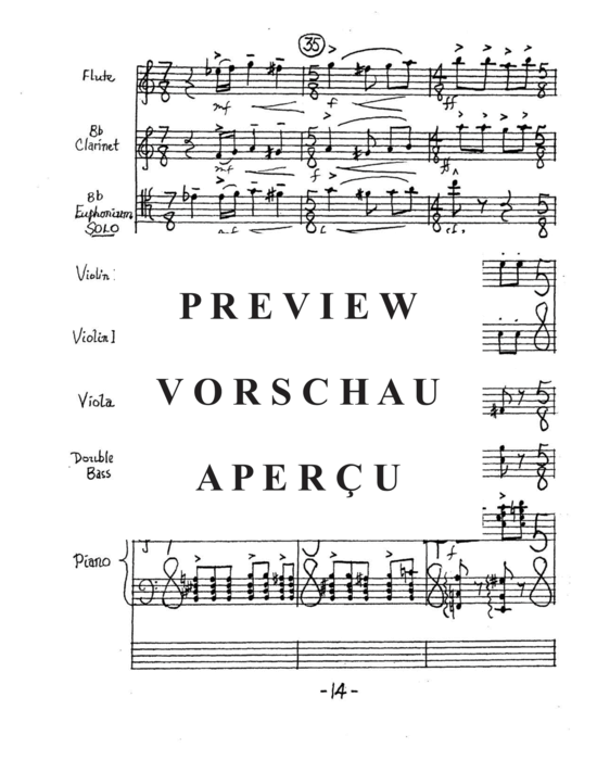 Produktgalerie: Seite 18 von 21 Euphonism-a divermento-concertino , , (Gemischtes Ensemble + Euphonium Solo)