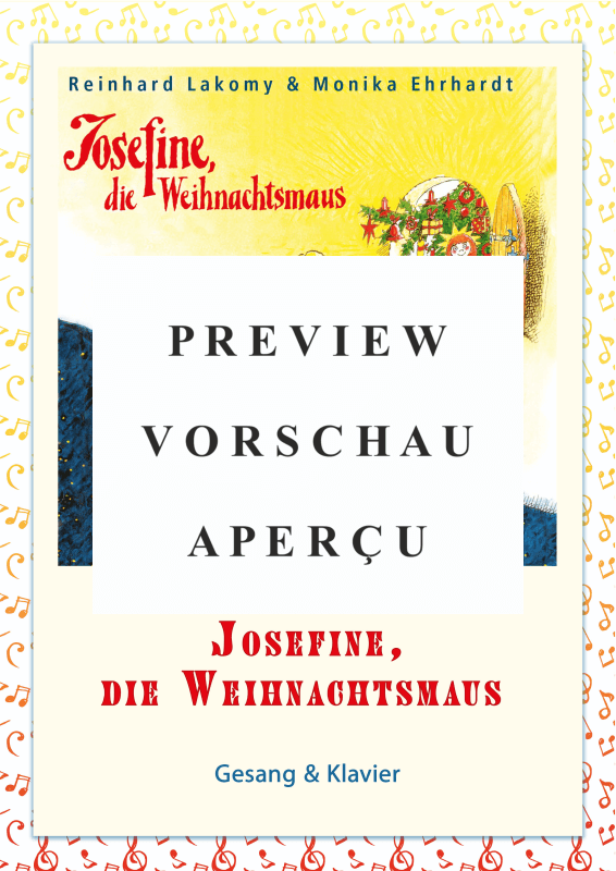 Produktgalerie: Seite 2 von 11 Josefine, die Weihnachtsmaus, , Gesang und Klavier