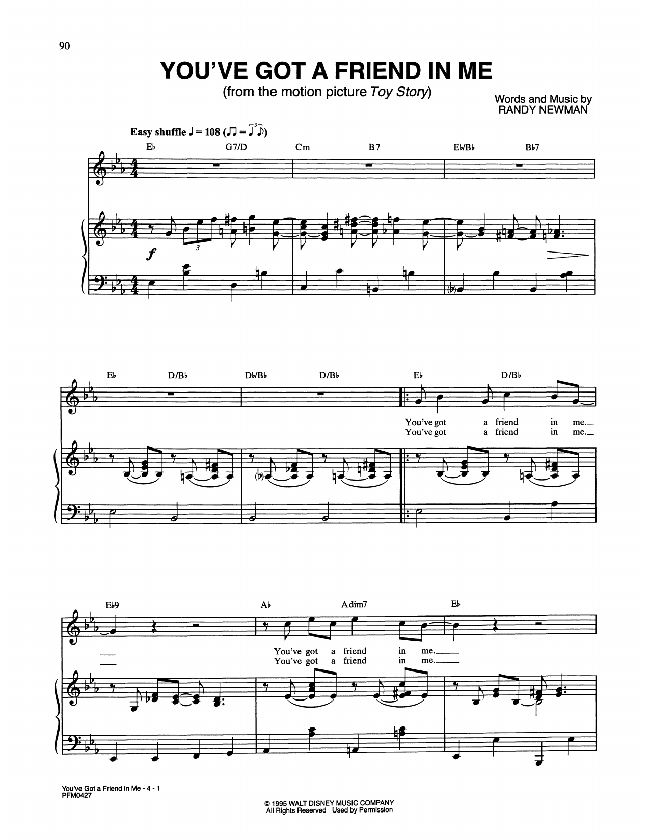 Produktbild zu: You've Got A Friend In Me (from Toy Story)