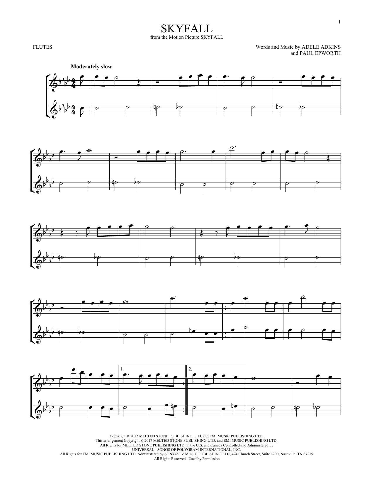 Product gallery: Page 1 of 1 Skyfall, Adele