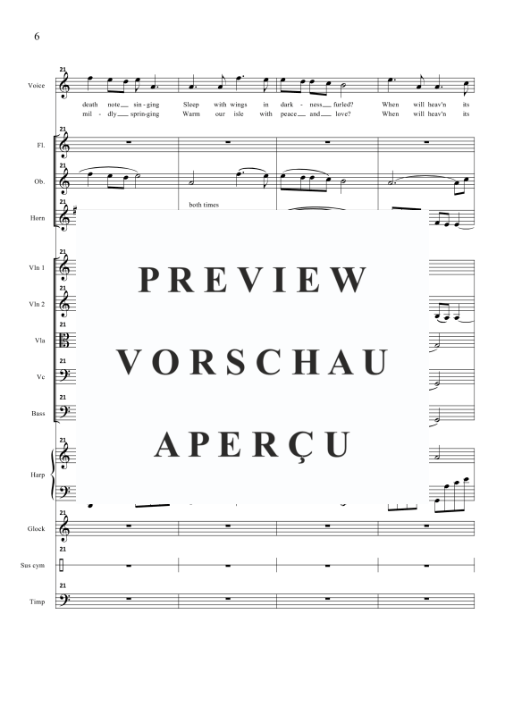 Produktgalerie: Seite 9 von 11 Silent O Moyle, , Solo Gesang und kleines Orchester