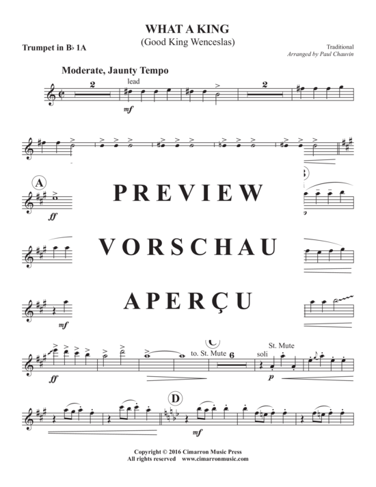 Produktgalerie: Seite 9 von 21 What a King , , (Doppeltes Blechbläserquintett)