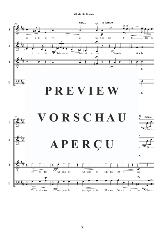 Produktgalerie: Seite 4 von 9 Gloria tibi Trinitas - Geistliche Hymne, , Gemischter Chor a capella