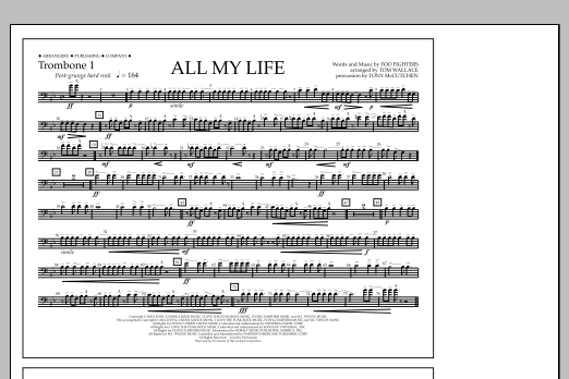 Produktbild zu:  All My Life - Trombone 1 - Tom Wallace