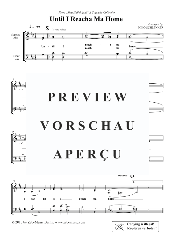 Product gallery: Page 3 of 5 Until I Reacha Ma Home, , Mixed Choir