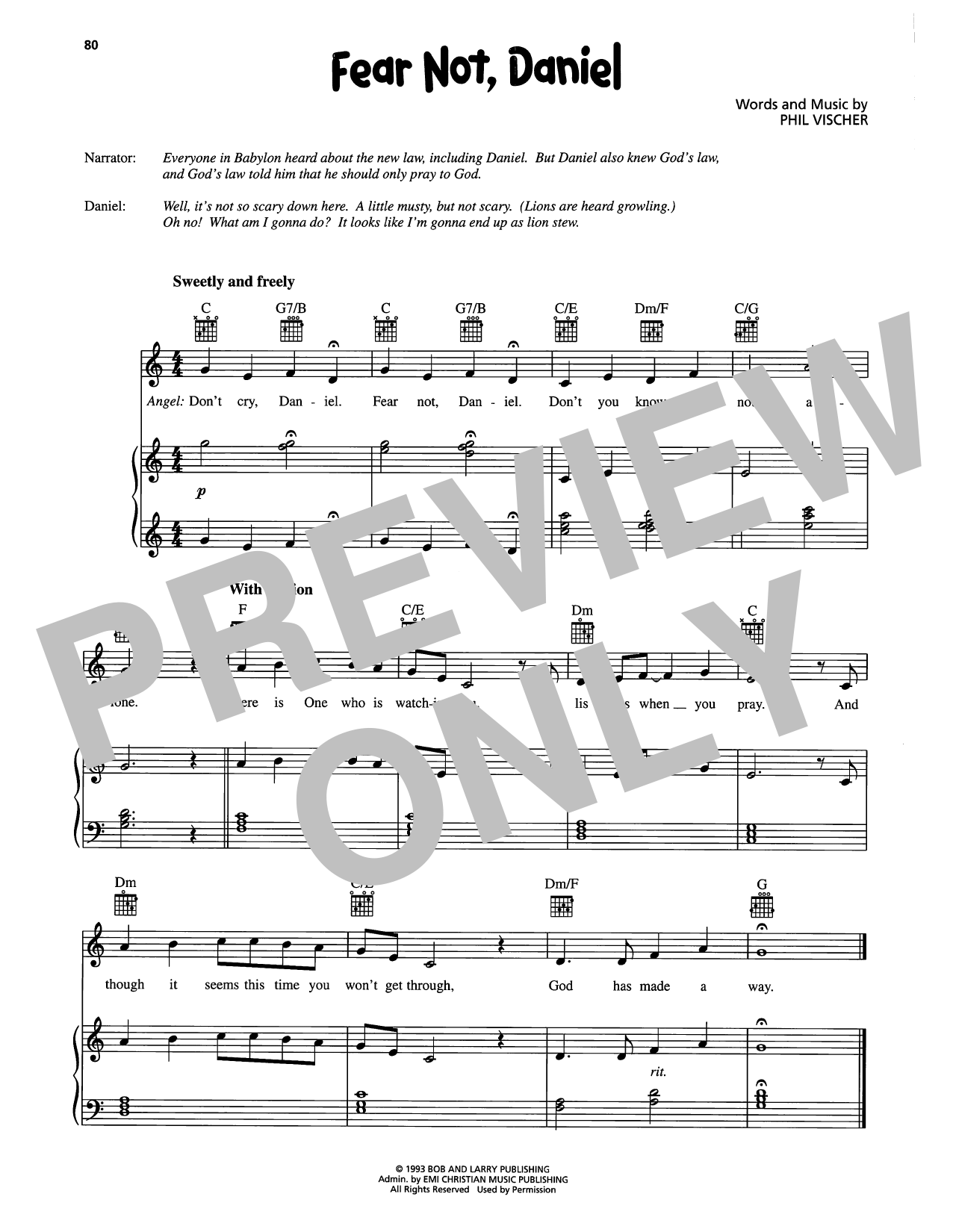 Produktgalerie: Seite 1 von 1 Fear Not, Daniel, VeggieTales, Gesang, Gitarre, Klavier