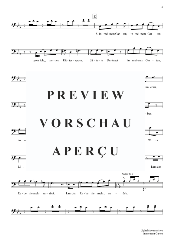 Produktgalerie: Seite 4 von 5 In Meinem Garten, Mey, Reinhard, Violoncello