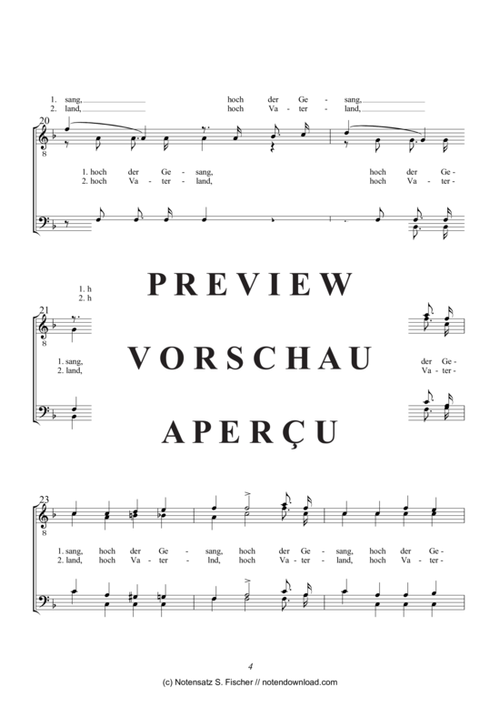 Product gallery: Page 5 of 6 Marschgesang , , (male choir)