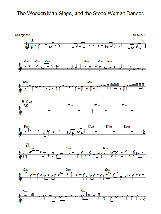 Product gallery: Page 1 of 1 The Wooden Man Sings And The Stone Woman Dances, Bill Bruford