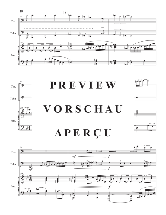 Product gallery: Page 21 of 21 Concertante , , (trombone, tuba and piano)