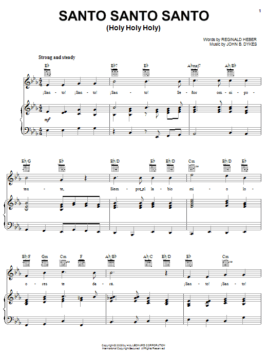 Produktbild zu: Santo Santo Santo (Holy Holy Holy)