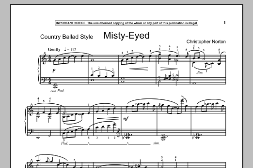 Product gallery: Page 1 of 1 Misty Eyed, Christopher Norton