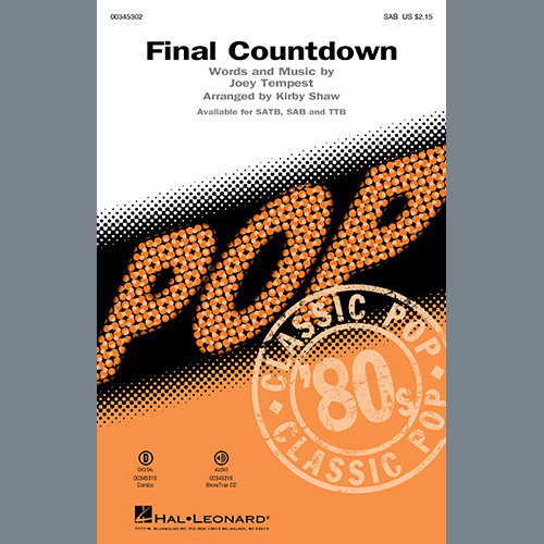 Product picture to: Final Countdown (arr. Kirby Shaw)