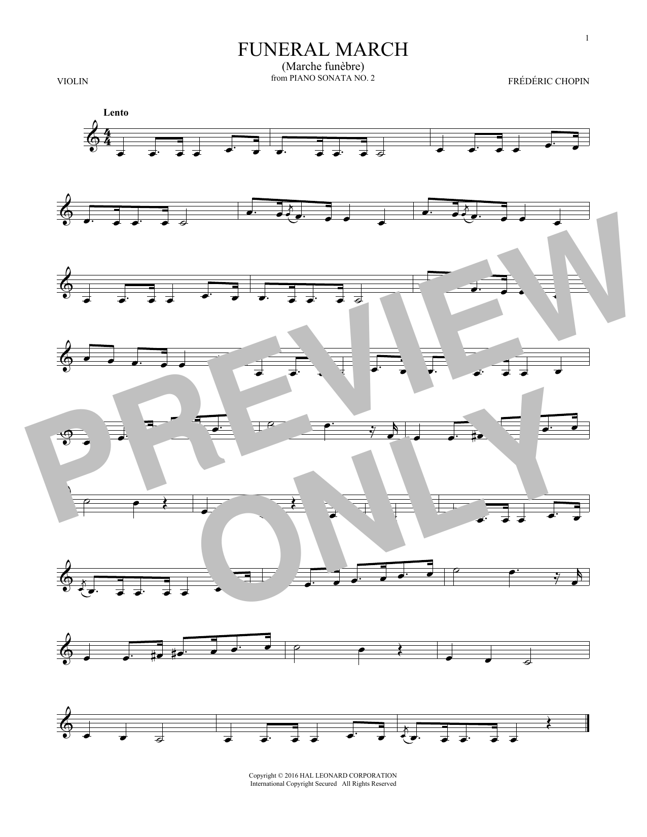 Product gallery: Page 1 of 1 Funeral March, Fryderyk Chopin