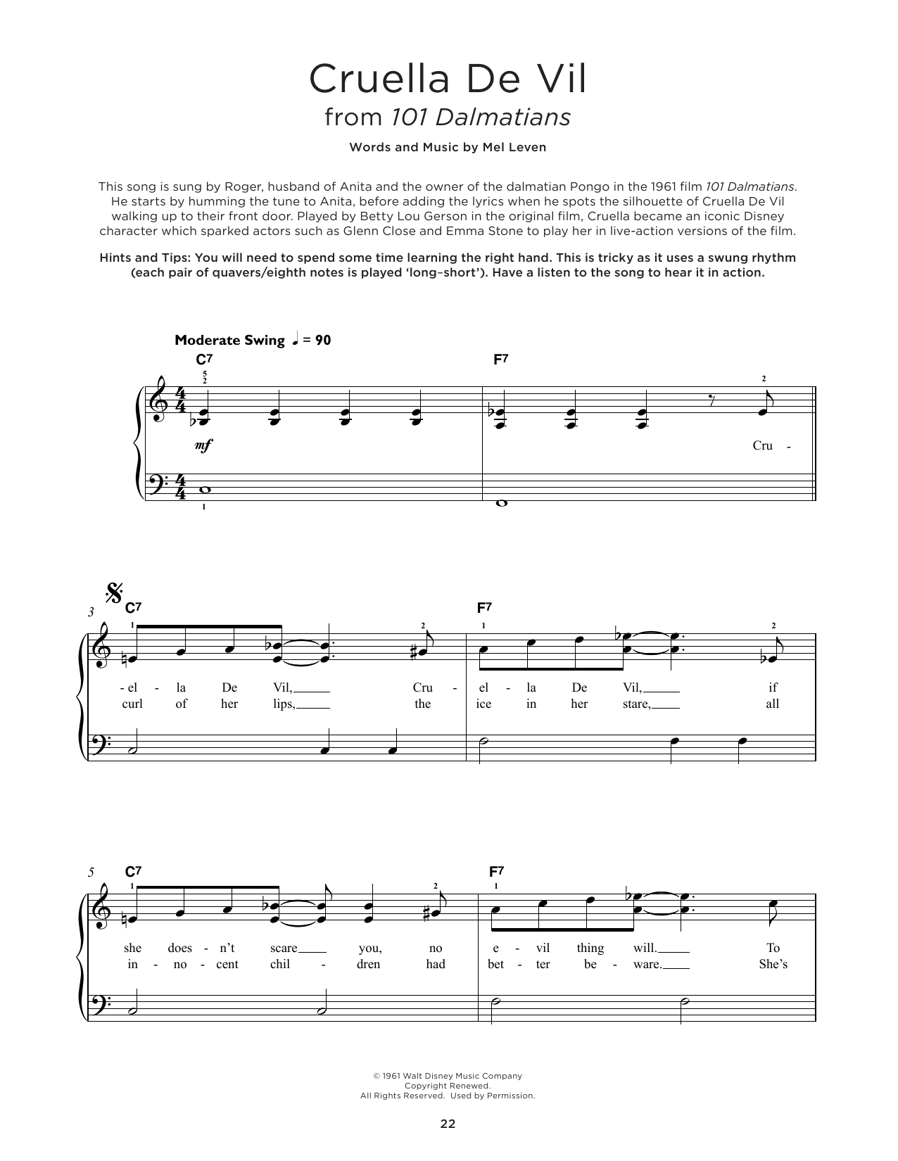 Product picture to:  Cruella De Vil (from 101 Dalmatians) - Mel Leven