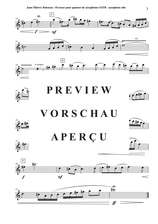 Product gallery: Page 13 of 19 Pavanne , , (Saxophone Quartet SATB)