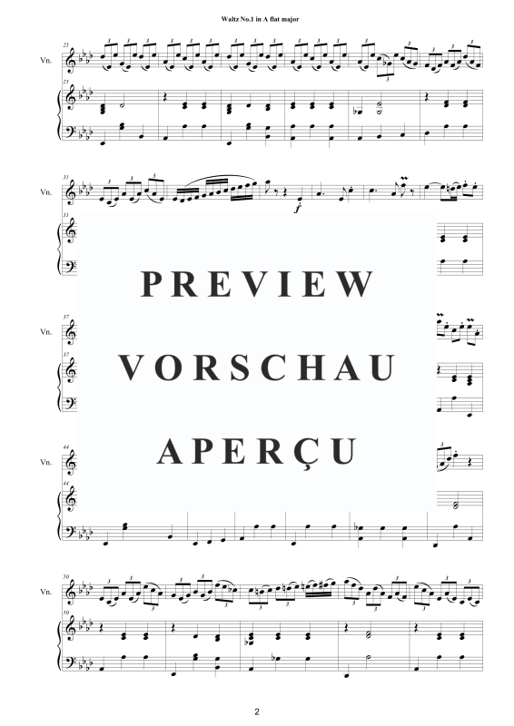 Product gallery: Page 3 of 11 Two Waltzes, , Violin and Piano