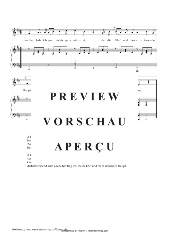 Product gallery: Page 3 of 3 Fordere niemand mein Schicksal zu hören , , Piano and Voice
