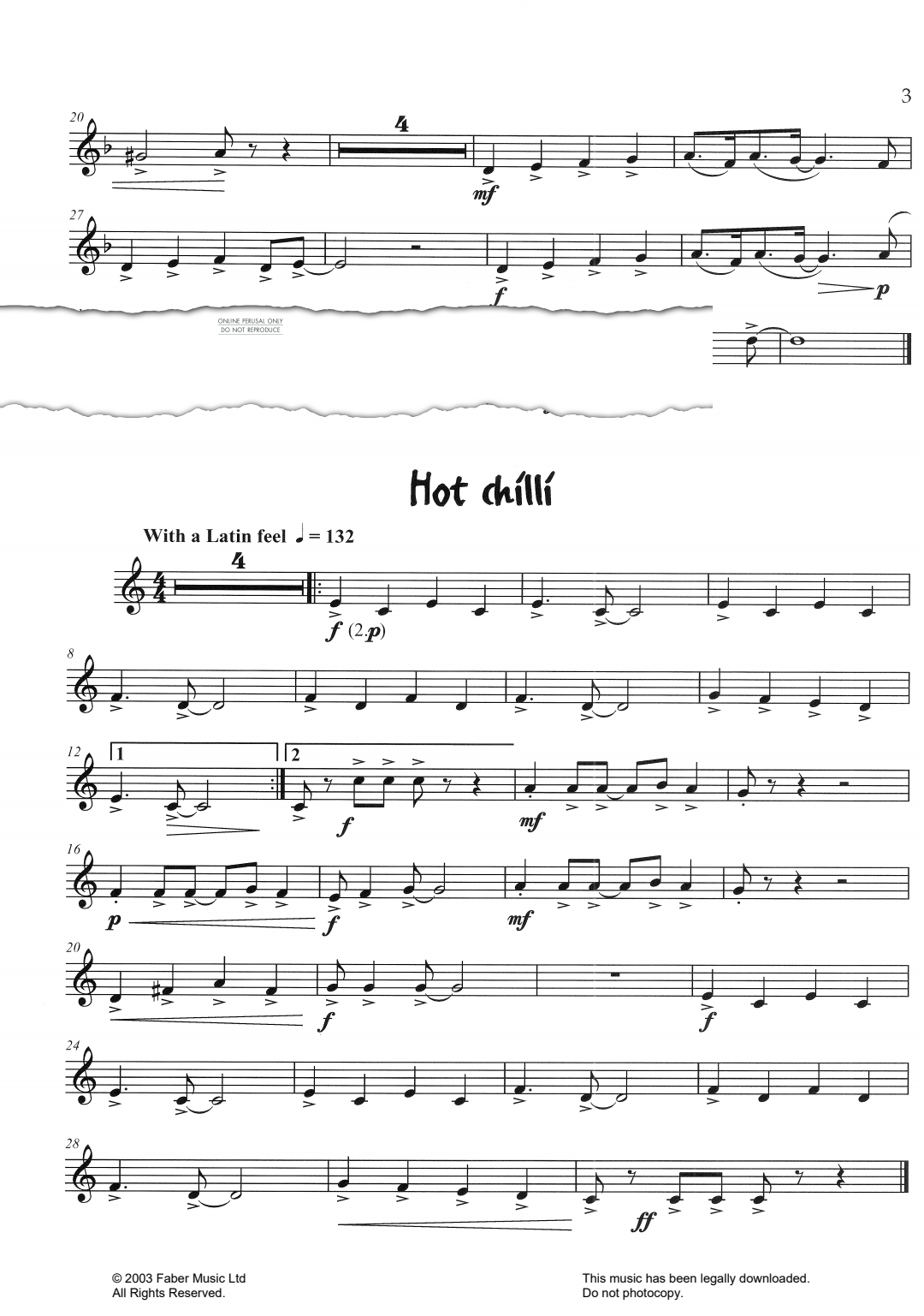 Produktgalerie: Seite 1 von 1 Hot chilli (from 'Really Easy Jazzin' About'), Pam Wedgwood, Horn, Klavier