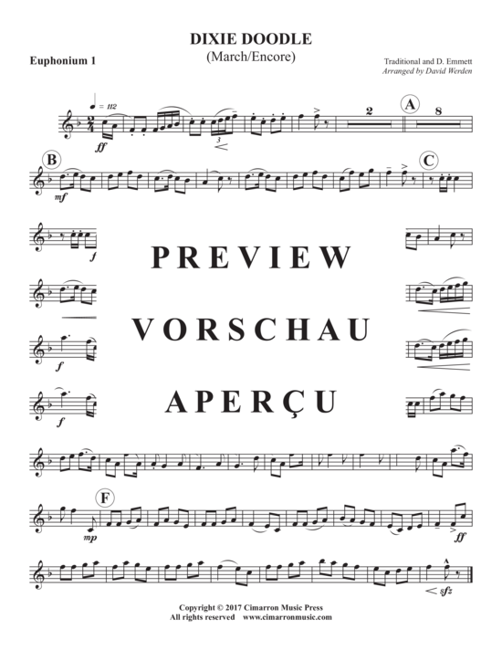 Product gallery: Page 7 of 11 Dixie Doodle , , (Tuba Quartett EETT)