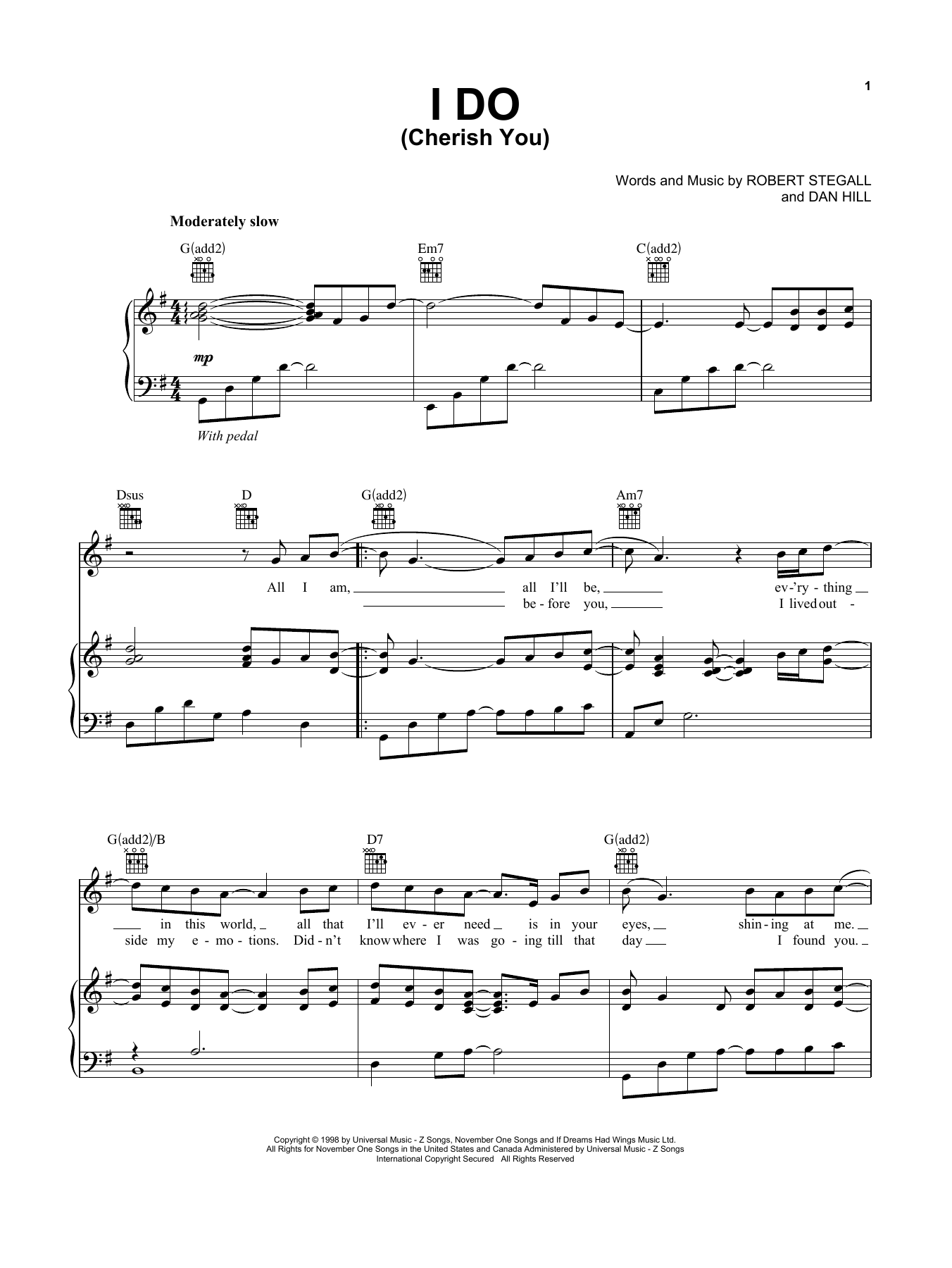 Produktbild zu: I Do (Cherish You)