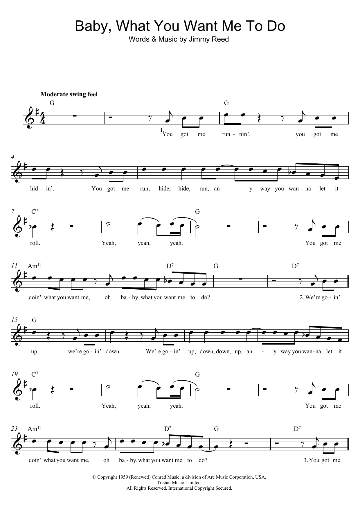 Produktbild zu: Baby, What You Want Me To Do