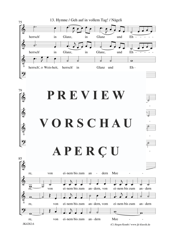 Produktgalerie: Seite 7 von 11 Geh auf in vollem Tag, , Gemischter Chor
