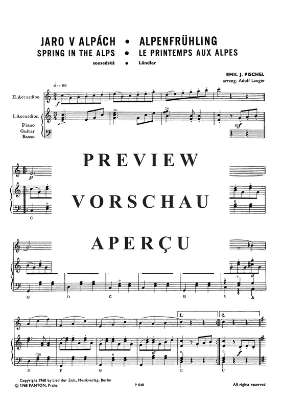 Product gallery: Page 4 of 4 Alpenfrühling , Alpach, Jaro V , (accordion)