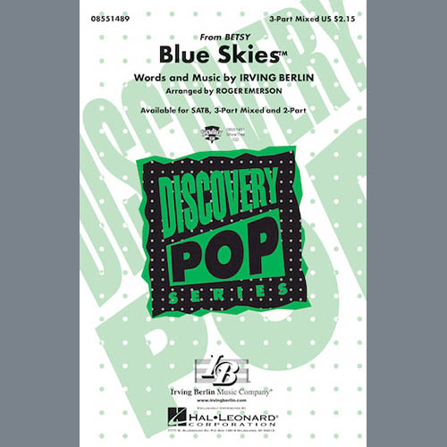 cover: Blue Skies (arr. Roger Emerson), Irving Berlin, Chor