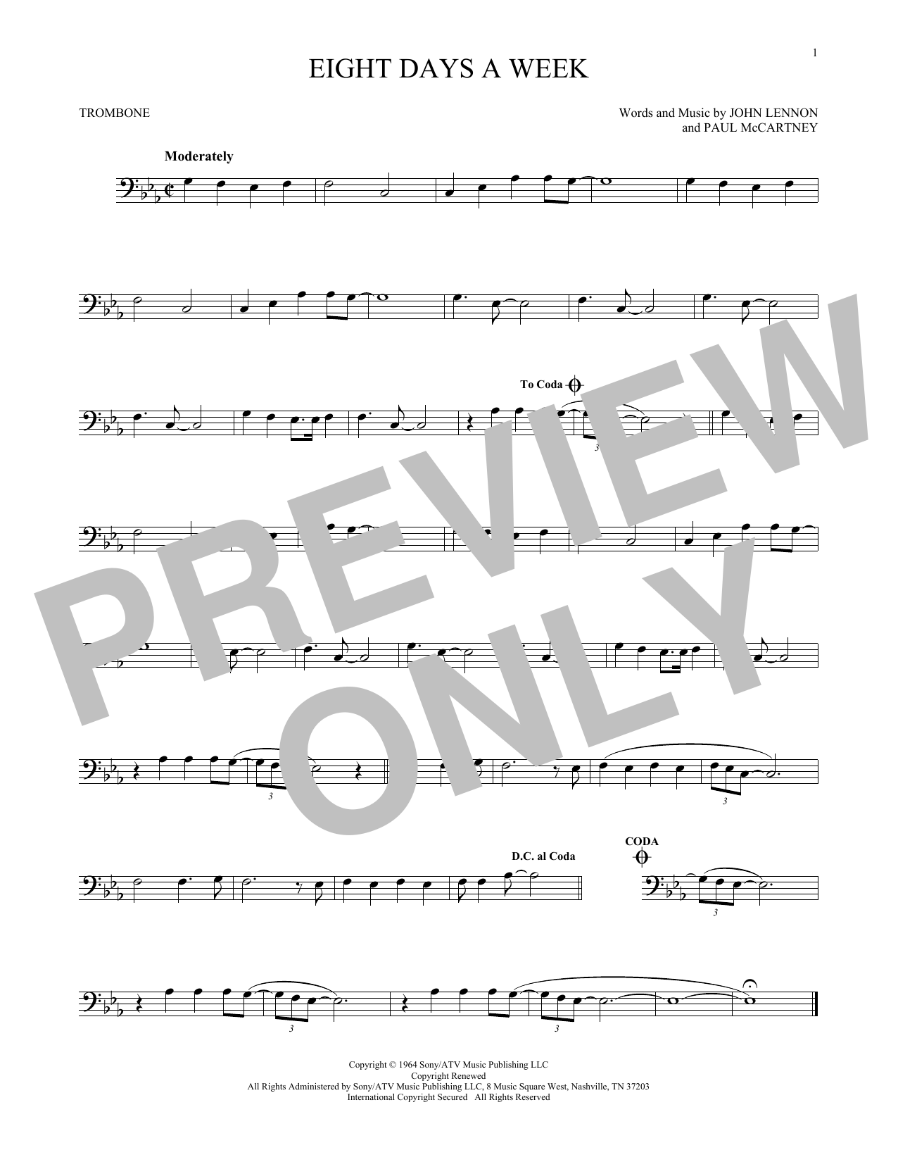 Product gallery: Page 1 of 1 Eight Days A Week, The Beatles