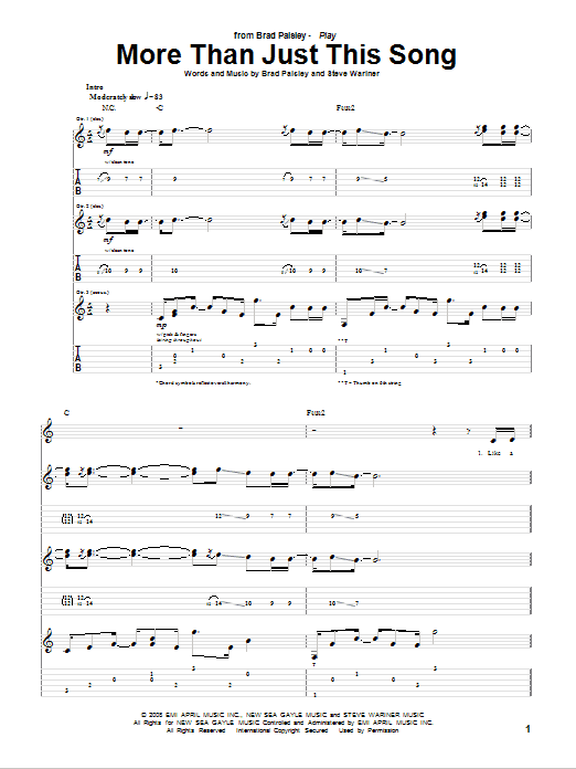 Produktbild zu: More Than Just This Song