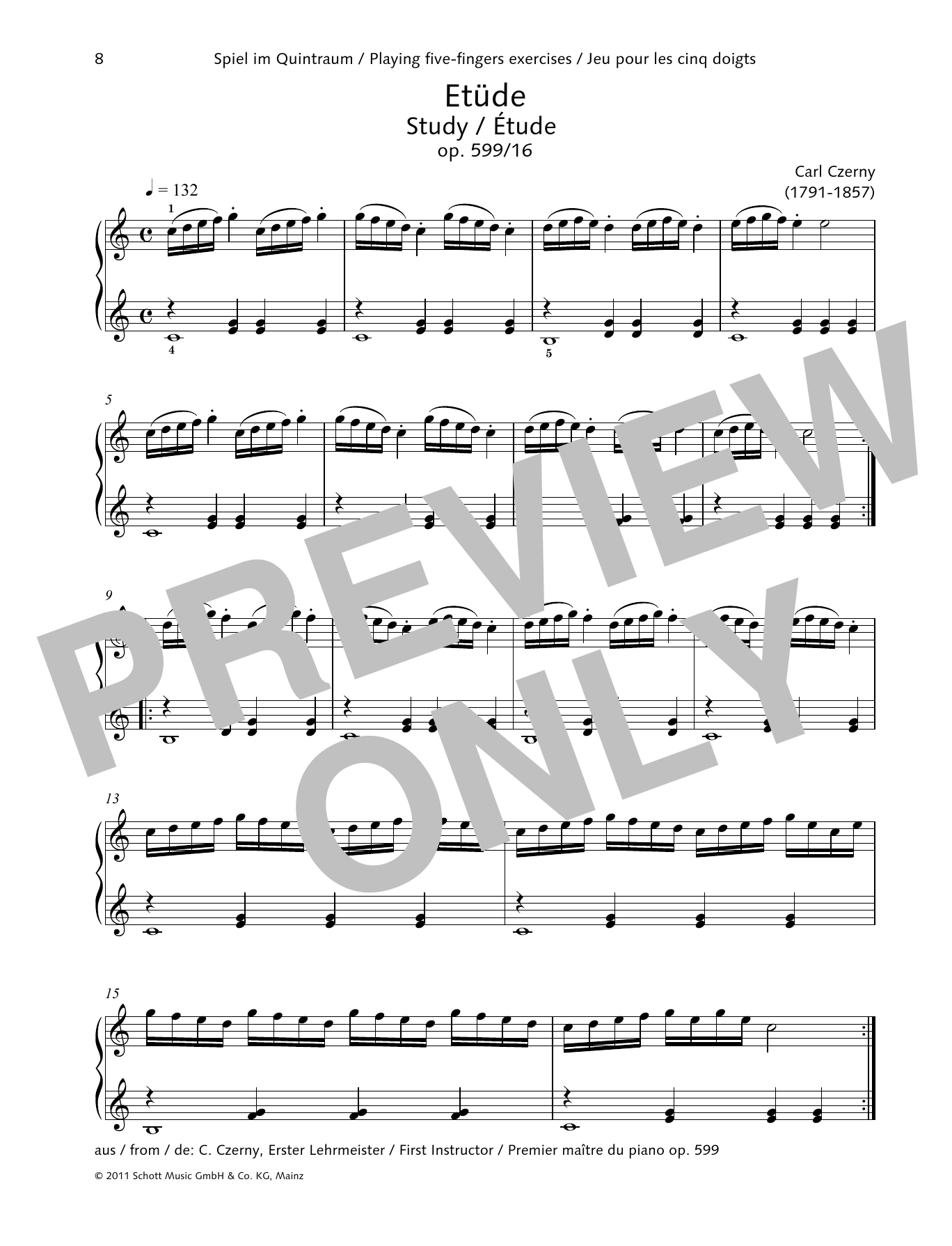 Product gallery: Page 1 of 1 Study, Carl Czerny