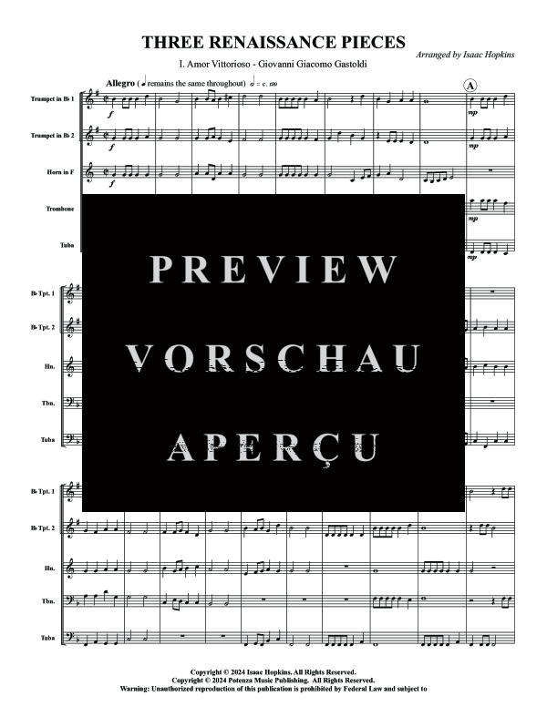 Produktgalerie: Seite 6 von 11 The Renaissance Dances, , (Blechbläse Quintett)